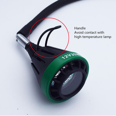 Hospital Medical Clinic Dental Exam Lamp Wall Mounted Stand Mobile Halogen Examination Lamp