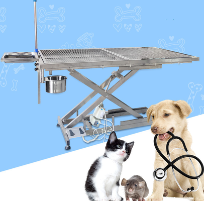 Electric Veterinary Operating Table Stainless Steel Animal Operating Table