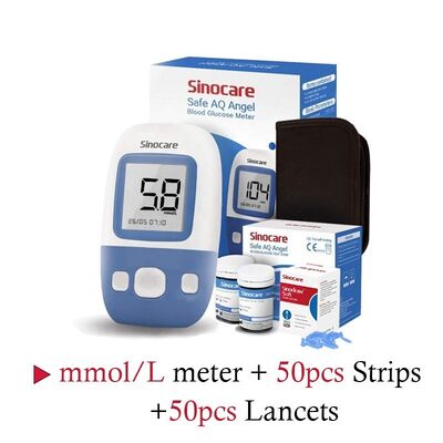 Home Use Accurate Blood Glucose Meter Blood Glucose Monitor Blood Sugar Meter With 50 Test Strips & 50 Sterile Lancets